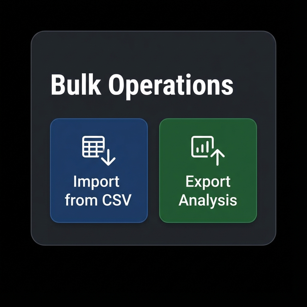 Bulk Operations